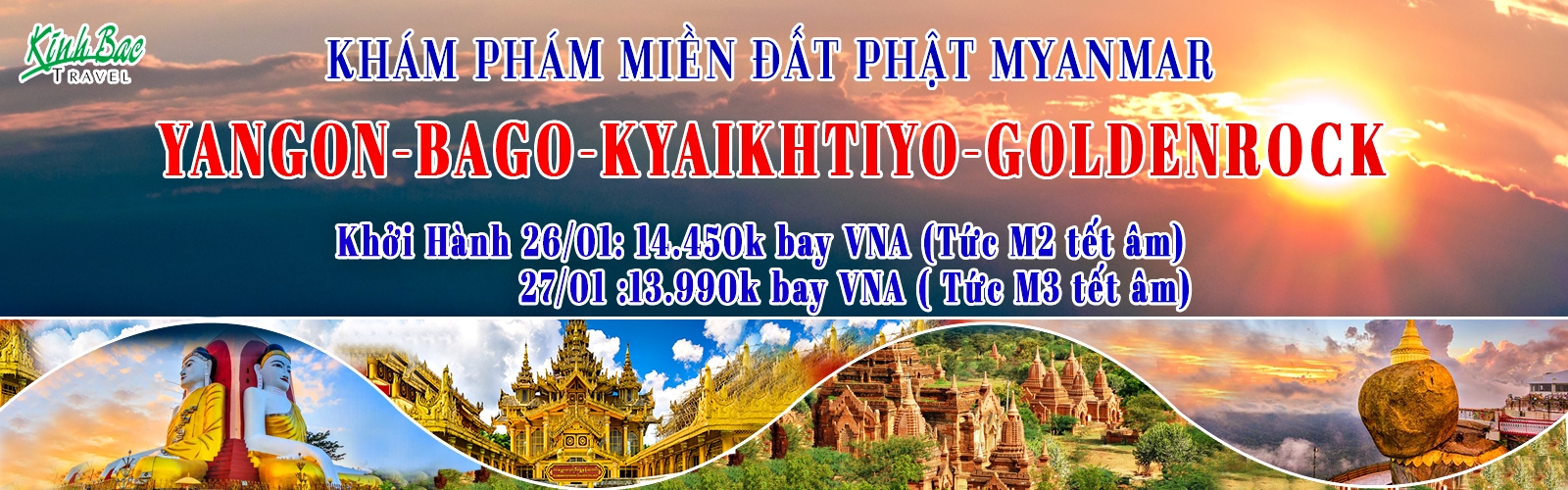 Khám Phá Miền Đất Phật Giáo Myanmar Tết 2020
