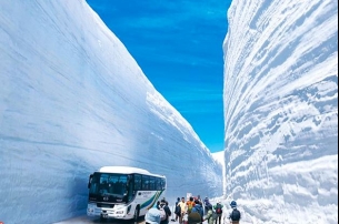Du lịch Nhật Bản khám phá cung đường tuyết Tateyama